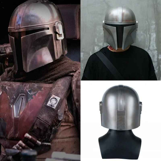 🛸 Maschera Casco Mandaloriano Boba Fett in PVC – Cosplay, Star Wars &amp; Halloween