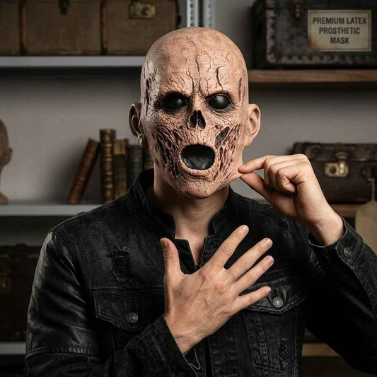 🧟♂️ Maschera Realistica da Zombie in Lattice  Full Face