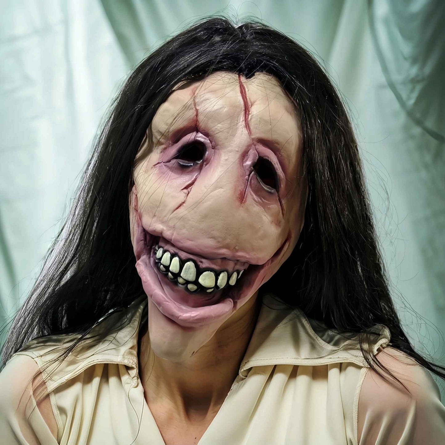 🔪 Maschera Kuchisake-onna (Donna dalla Bocca Tagliata) – Leggenda Urbana Giapponese