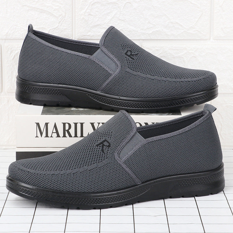 Scarpe Uomo Slip-On in Tessuto Flyknit – Suola Morbida in Poliuretano