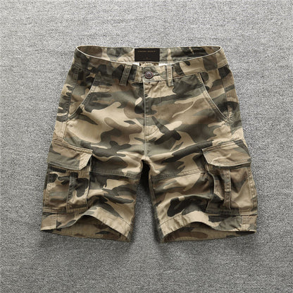 Pantaloncini Uomo Estivi Camouflage – Shorts Casual in Cotone, Comfort e Stile