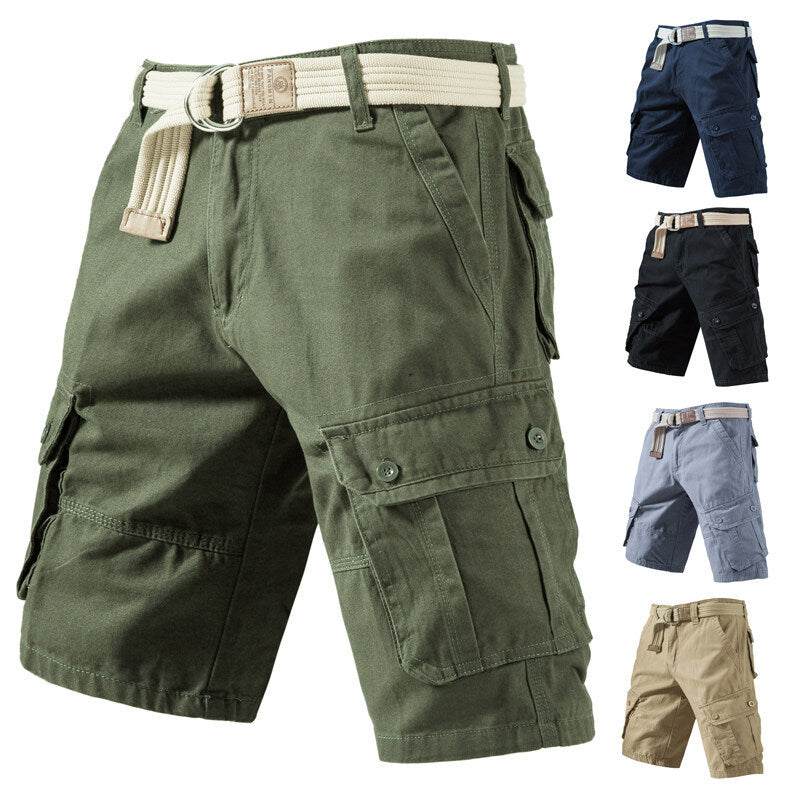 ✅ Pantaloncini Uomo Cargo Estivi – Shorts Larghi con Tasche, Casual e alla Moda