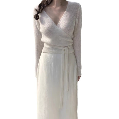 Women's French Style Temperament Long-sleeved Sweater