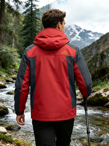 🏃‍♂️ Giacca Trekking Uomo Impermeabile Antivento Invernale con Cappuccio 🌬️