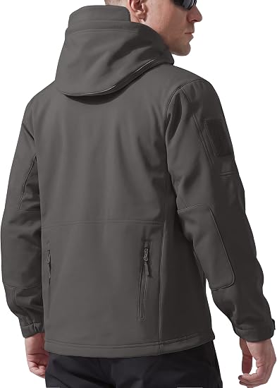 Giacca SoftShell Tattica Uomo Impermeabile Autunno Inverno Antivento Outdoor 💪