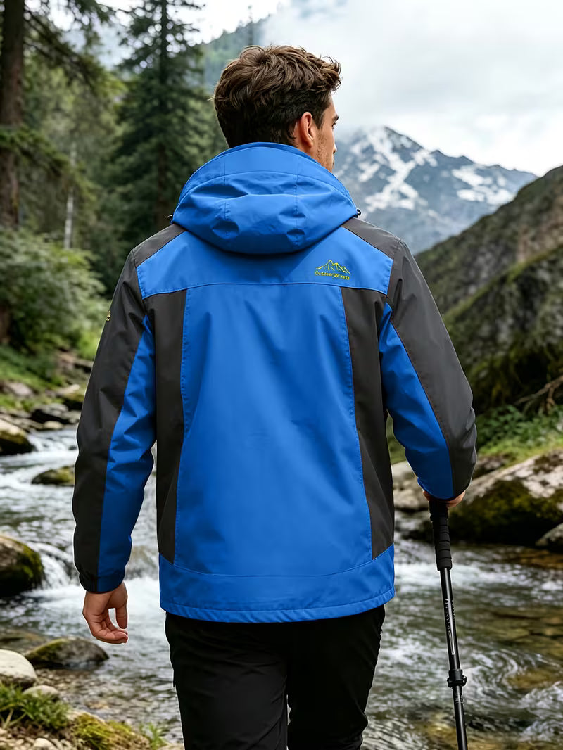 🏃‍♂️ Giacca Trekking Uomo Impermeabile Antivento Invernale con Cappuccio 🌬️