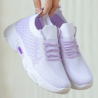 Casual Multicolor Breathable Sneaker Female Student