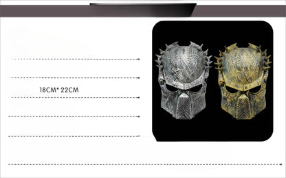 👽 Maschera Predator Lone Wolf in Plastica Iniettata – Halloween & Cosplay