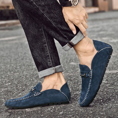 Scarpe Uomo Casual in Pelle Scamosciata – Traspiranti e Confortevoli