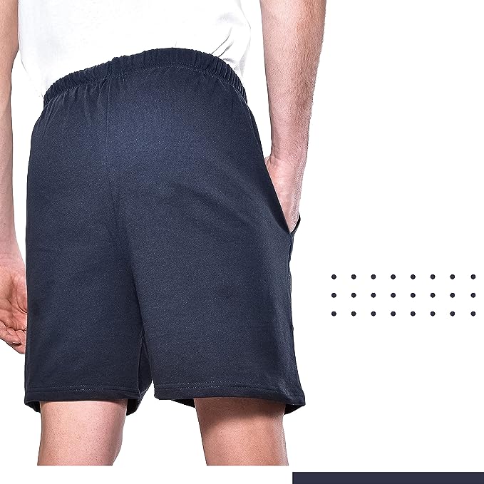 AVX Pantaloncini Corti Sportivi da Uomo in Cotone con Tasche