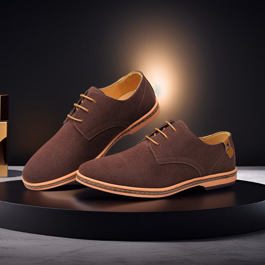 Scarpe Uomo Autunno Casual – Stile Britannico, Microfibra Comoda
