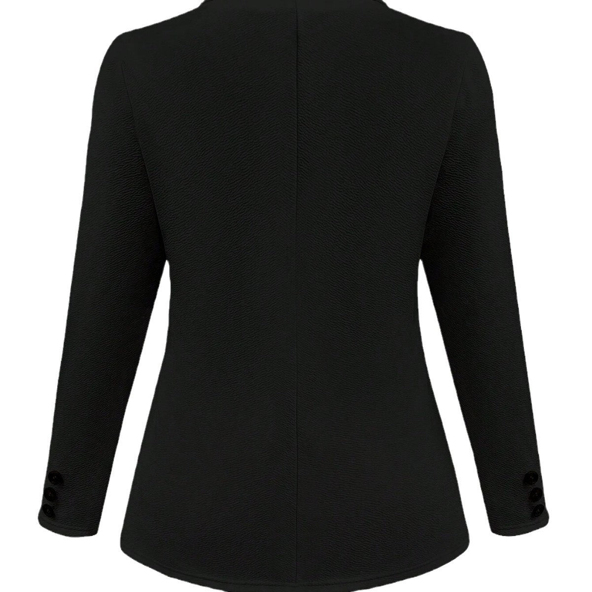 Solid Color Polo Collar Suit Long Sleeve All-matching Slim Fit Coat