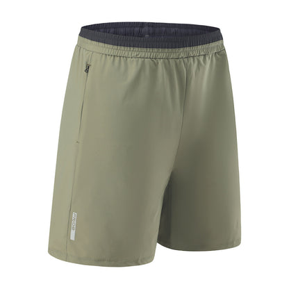Pantaloncini Uomo Estivi – Shorts Sportivi Traspiranti in Ice Silk, Asciugatura Rapida e Vestibilità Comoda