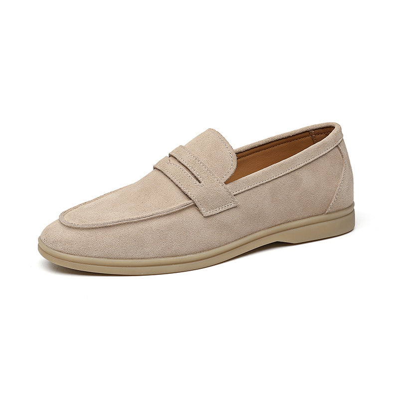 Scarpe Uomo Slip-On in Suede – Suola Morbida e Comode Casual