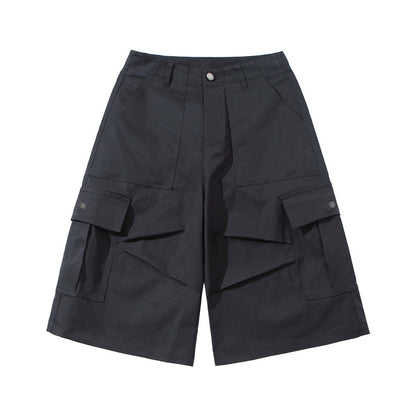 Shorts da uomo in stile giapponese, larghi e casual