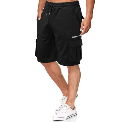 Shorts Estivi da Uomo con Doppia Tasca e Zip – Casual, Workwear e Sport Fitness