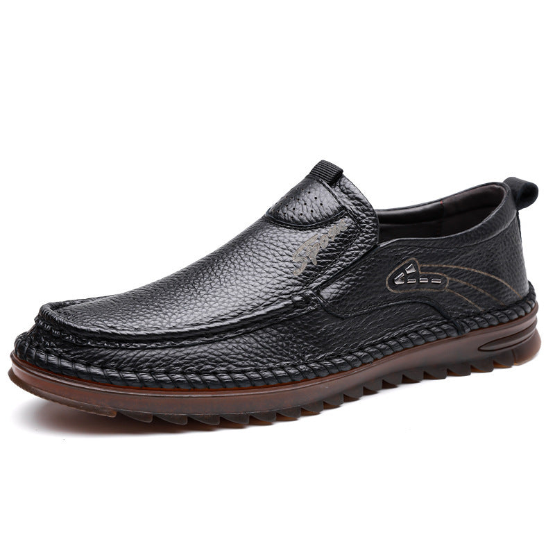 Men's First Layer Cowhide Driving Shoes