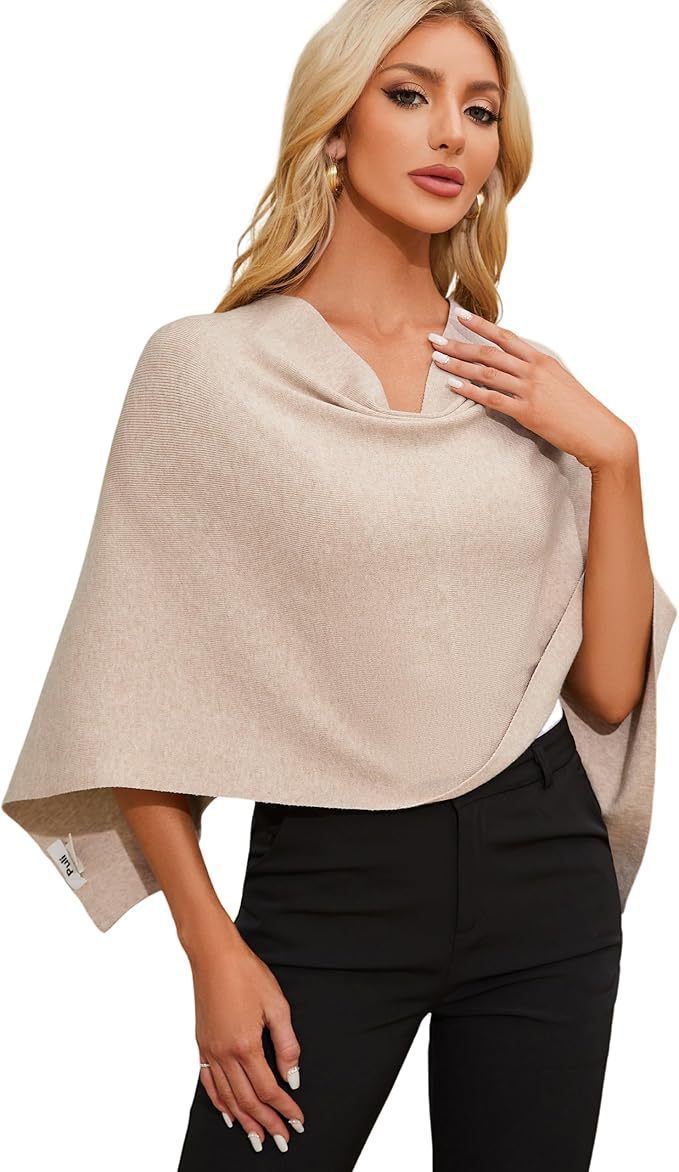 Women's Cloak Short All-match Soft Knitted Shawl Scarf Top
