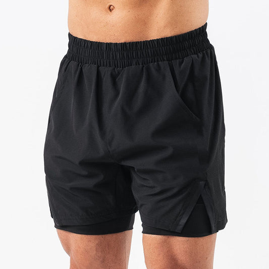 Pantaloncini Sportivi Uomo – Quick-Dry a Quadretti, Casual Estivi
