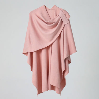 Solid Color Simple Side Strap Shawl Knitted Shoulder Strap