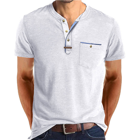 T-shirt Uomo Manica Corta Girocollo Casual