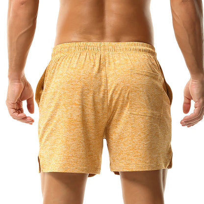 Shorts casual da uomocon tasche per yoga e fitness