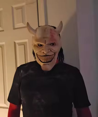 😈Maschera horror Mezza maschera Spaventoso Halloween