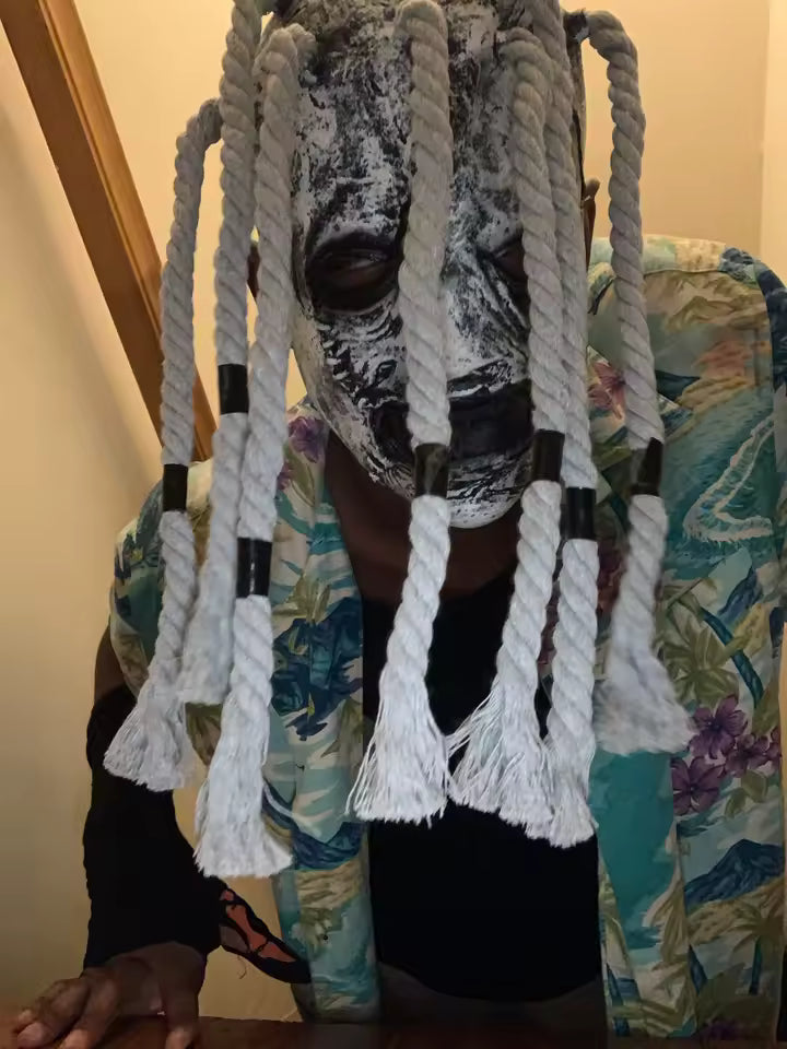 🥁 Maschera Joey Jordison (Slipknot) – Cosplay, Halloween & Heavy Metal Night