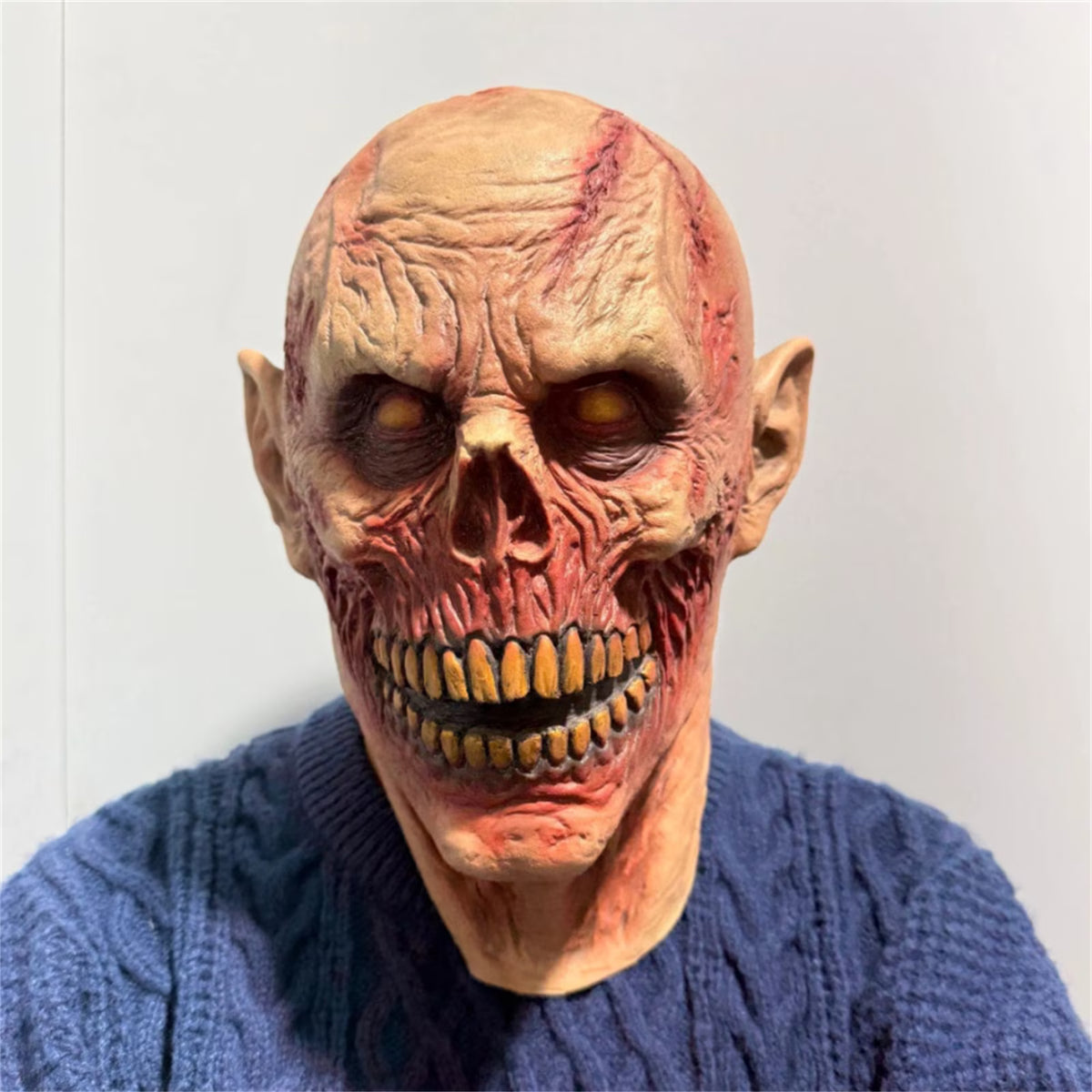🧛Terrificante Maschera Mostro Horror Realistica in Lattice