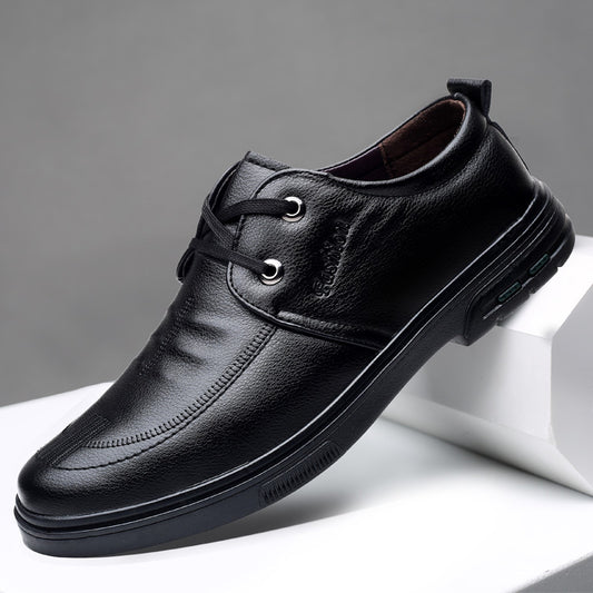 Men's Casual Leather Shoes British Style