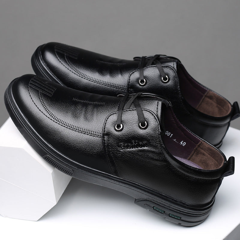 Men's Casual Leather Shoes British Style