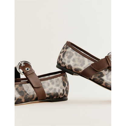 One-strap Flat Breathable Large Size Shoes