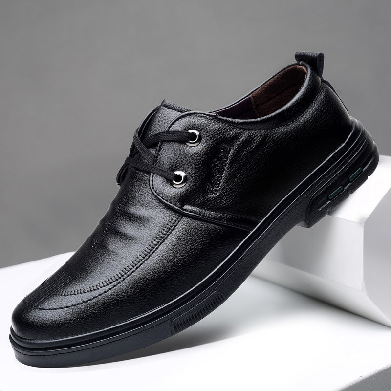 Men's Casual Leather Shoes British Style