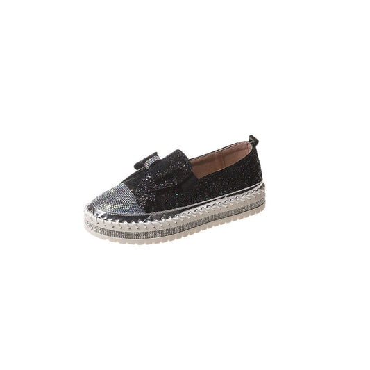 👟 Sneakers donna eleganti con fiocco e dettagli luminosi