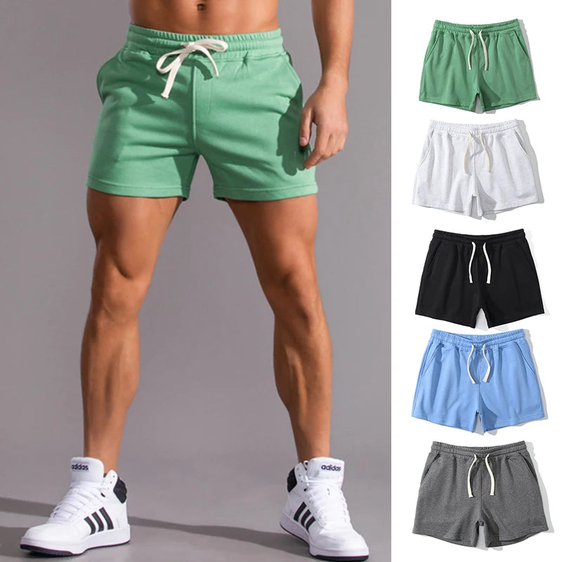 Casual Shorts 100% Cotton Beach Shorts Comfortable Fitness