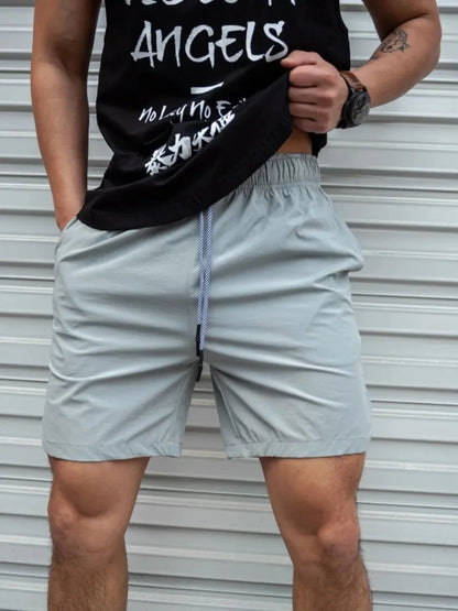 Shorts Uomo da corsa, squat, fitness palestra