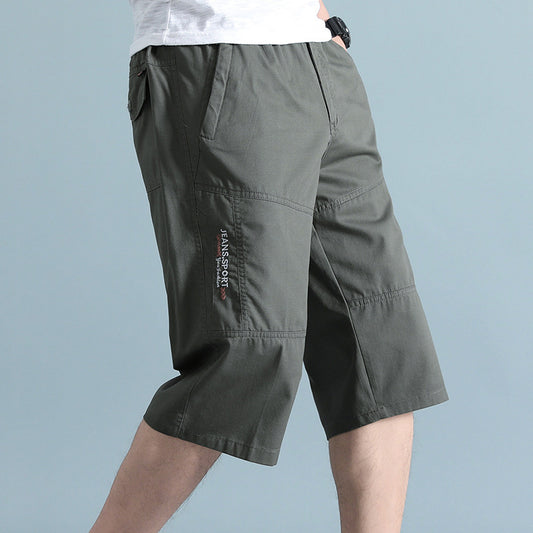 Pantaloni Sportivi Uomo Taglie Grandi – Shorts Casual in Cotone, Estivi e Comodi