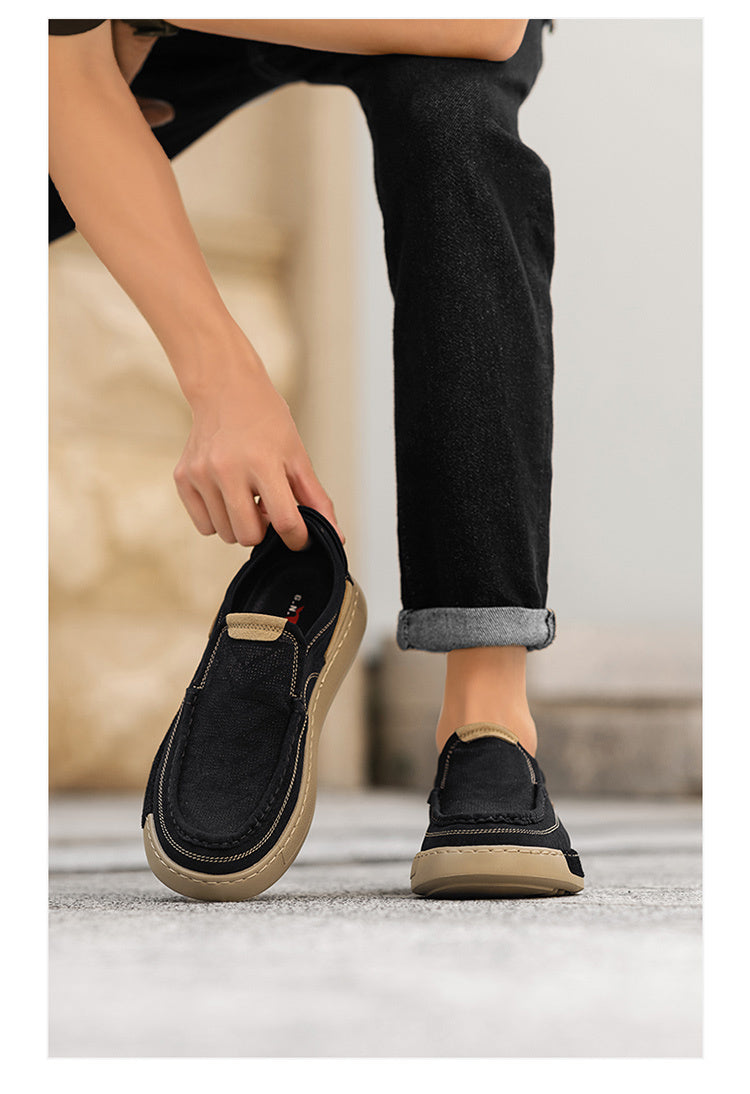Scarpe Uomo Casual Slip-on – Leggere, Comode e Suola Morbida
