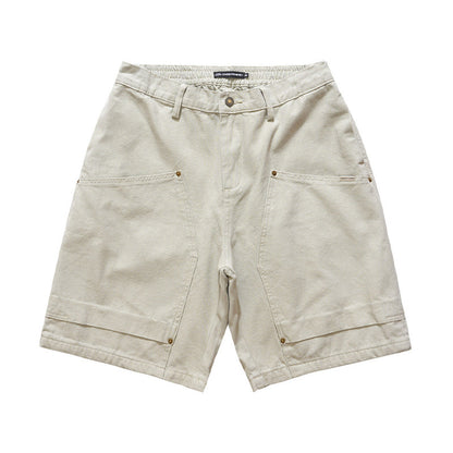 Shorts Uomo in Cotone Puro – Casual, Workwear e Tempo Libero, Modello “Fifth Pants”