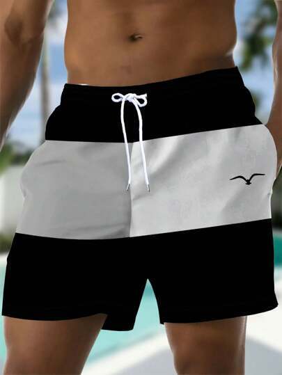 casual  Shorts con coulisse e tasche diagonali