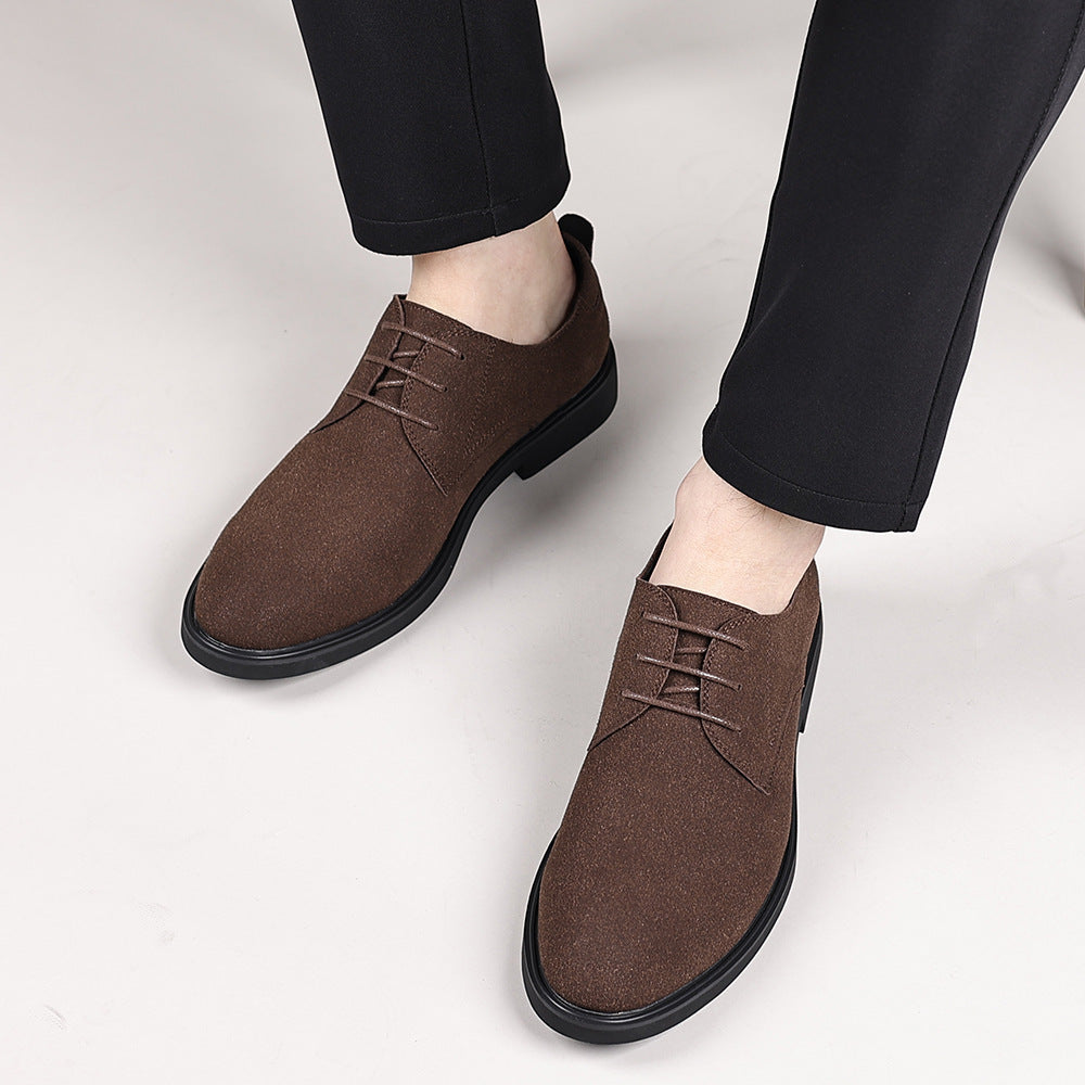 Scarpe Uomo Casual in Pelle Scamosciata Sintetica – Stile Britannico Elegante