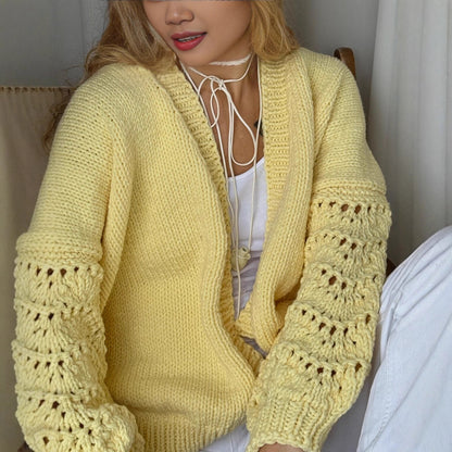 Women's Autumnwinter Fashion Elegant Cardigan Sweater
