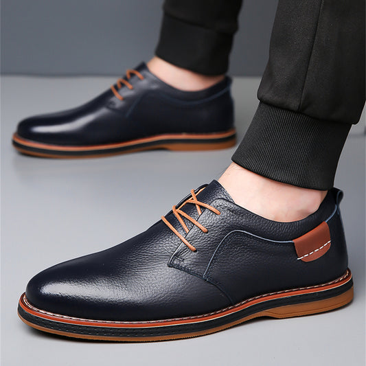 Scarpe Uomo in Pelle Vera Artigianali – Taglie Grandi, Cuciture Fatte a Mano⭐