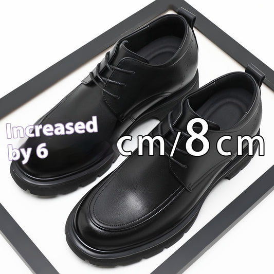 Scarpe Uomo Business con Rialzo Interno – Pelle Vera, Eleganti e Traspiranti