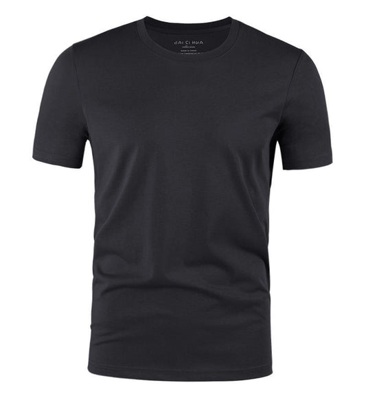 T-shirt Coppia Cotone Ice Tinta Unita Fresca Estiva