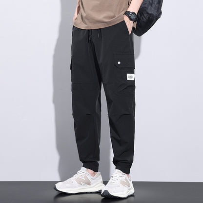 Loose Tappered Harem Pants Fashion Brand Handsome Quick-drying