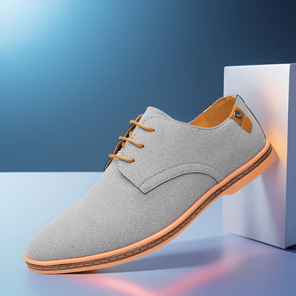 Scarpe Uomo Autunno Casual – Stile Britannico, Microfibra Comoda