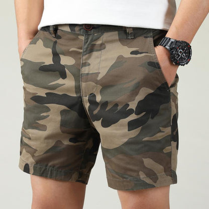 Pantaloncini Uomo Estivi Camouflage – Shorts Casual in Cotone, Comfort e Stile