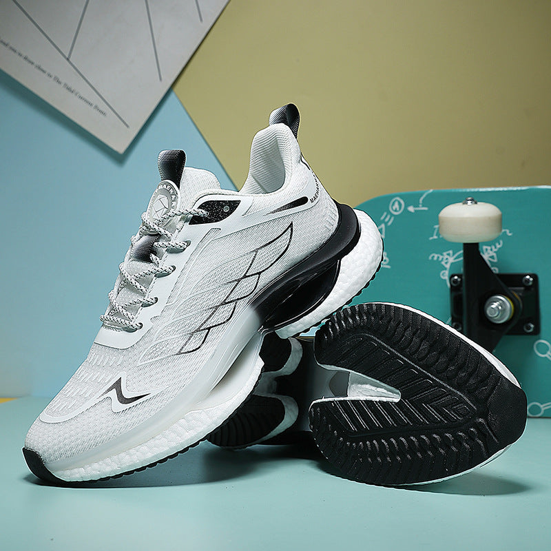 Sneaker Running casual suola composita in pelle PU
