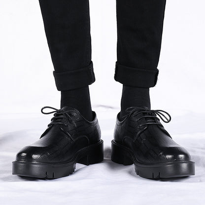 Scarpe casual Buisness Man con rialzo interno di 10 cm